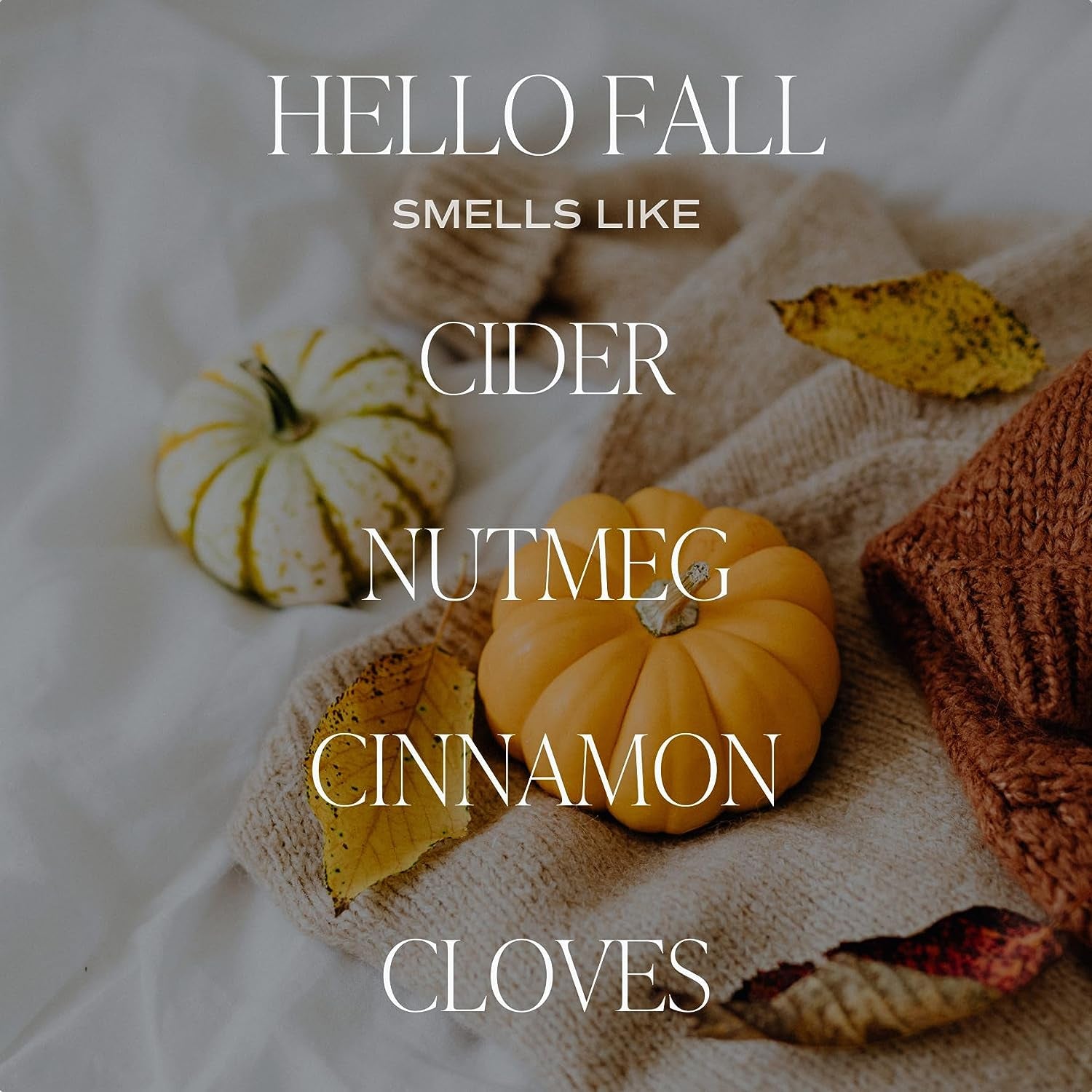 Hello Fall Candle 