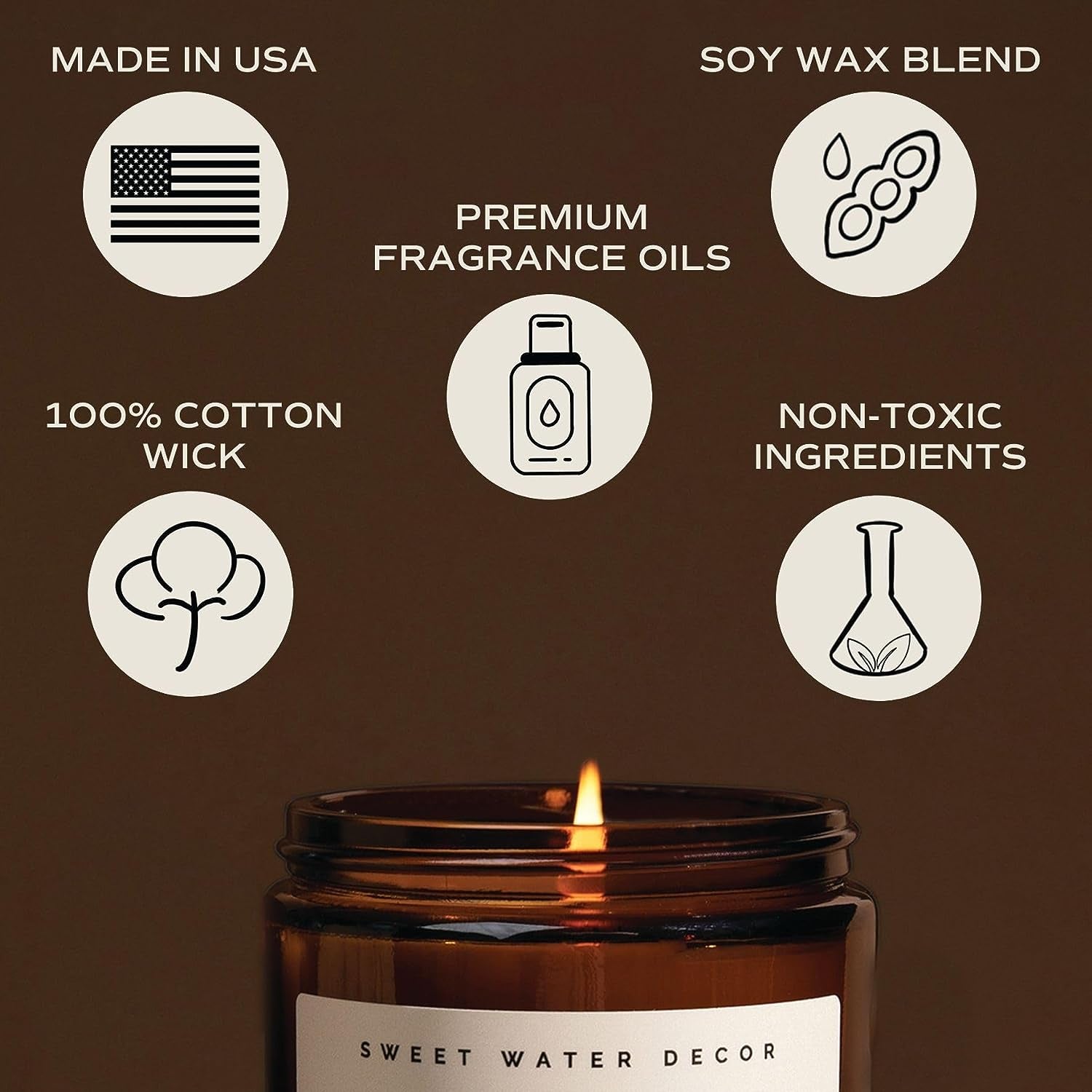 Hello Fall Candle 